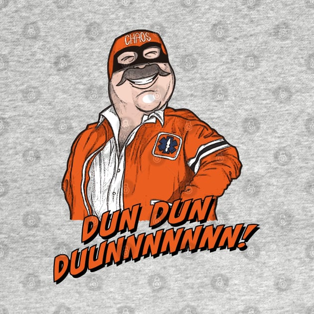 Captain Chaos Dun Dun Duunnnnnn! by funkymonkeytees